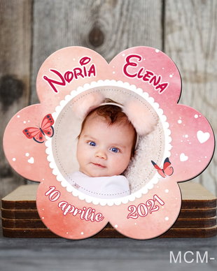 Marturii botez magnetice floare pentru fetite