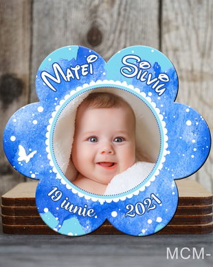 Marturii botez magnetice floare pentru baieti