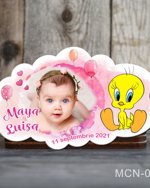 Magneti marturii botez decupati norisor pentru fetite