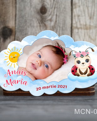 Magneti marturii botez decupati norisor pentru fetite
