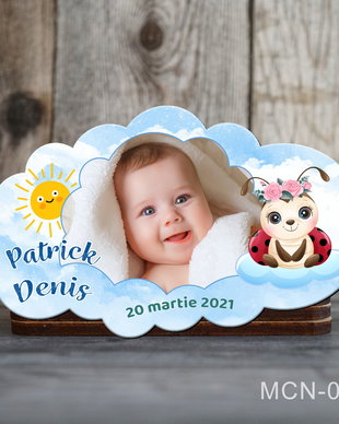 Magneti marturii botez decupati norisor pentru baietei