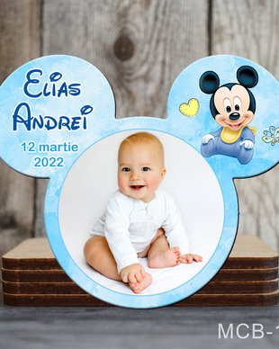 Magneti marturii botez decupati Mickey pentru baieti