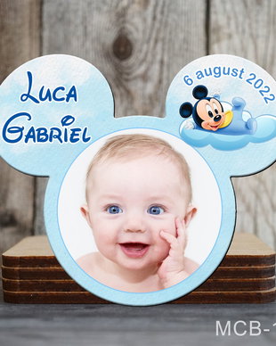 Magneti marturii botez decupati Mickey pentru baieti