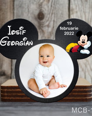 Magneti marturii botez decupati Mickey pentru baieti