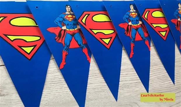 Ghirlanda decorativa Superman