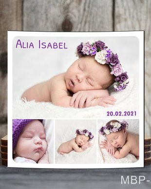 Magneti personalizati patrati pentru fetite