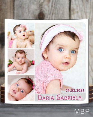 Magneti personalizati patrati pentru fetite