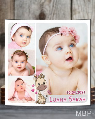 Magneti personalizati patrati pentru fetite