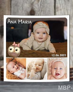 Magneti personalizati patrati pentru fetite