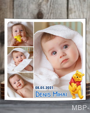 Magneti personalizati patrati pentru baietei
