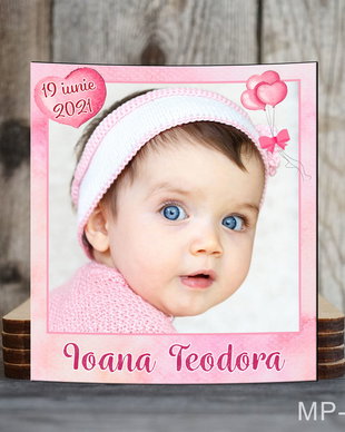 Magneti personalizati tip polaroid pentru fetite