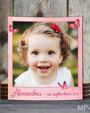 Magneti personalizati tip polaroid pentru fetite