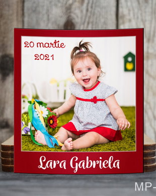 Magneti personalizati tip polaroid pentru fetite