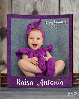 Magneti personalizati tip polaroid pentru fetite