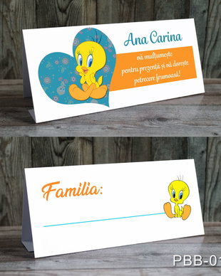 Plic de bani / card masa pentru fetite
