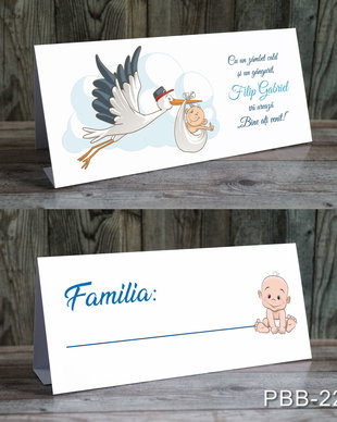 Plic de bani / card masa pentru baietei