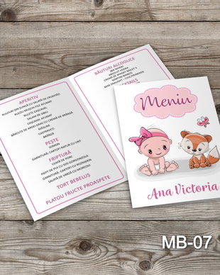 Meniu botez fetite