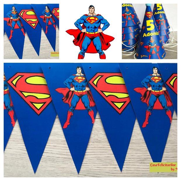 Ghirlanda personalizata Superman