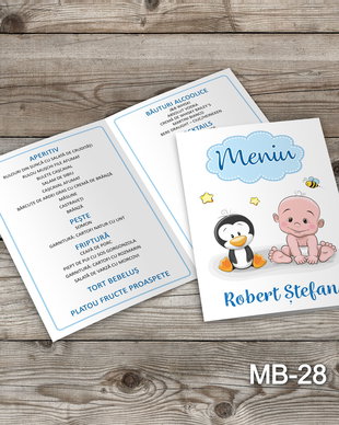 Meniu botez baietei