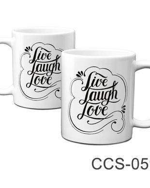Cana cu citat Live Laugh Love
