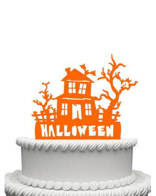 Topper tort halloween