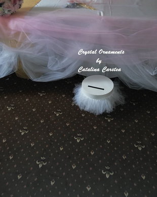 Cutie de dar botez tutu