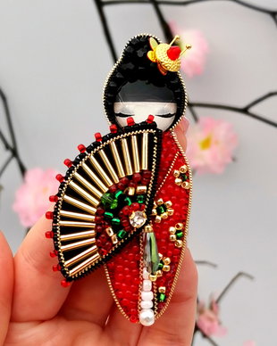 Brosa  Japoneza Hanako