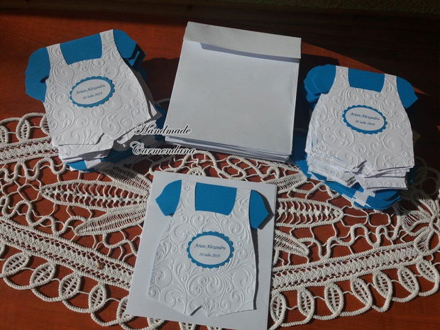 Invitatii botez baietel