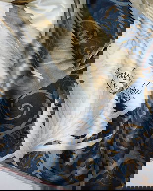 Esarfa noua matase naturala  calitate extra  90 x 90 cm