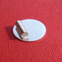Charm / agatatoare pandant sau cabochon din argint .925 aprox 17 mm diametru