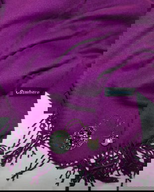 Esarfa noua casmir ,   brosa din imagine cadou