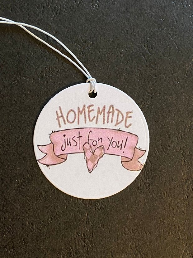 LE04 - etichete model "Homemade just for you"