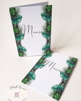 Meniu nunta palmier
