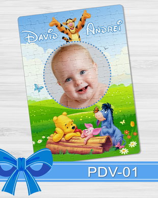 Puzzle A4 personalizat Winnie the Pooh PDV-01