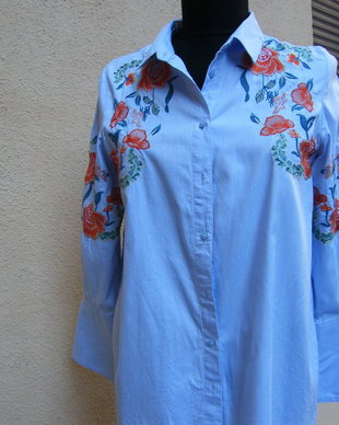 ZARA-Bluza brodata