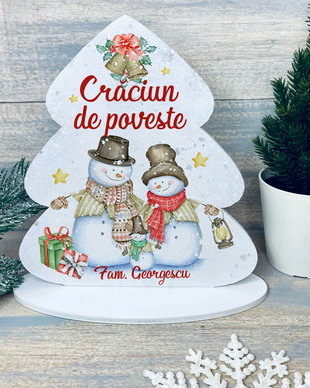 Bradut Personalizat - Magic Snowman