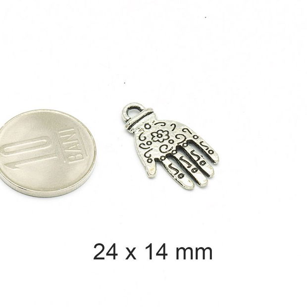 Charm aliaj, 24 x 14 mm, AD 681