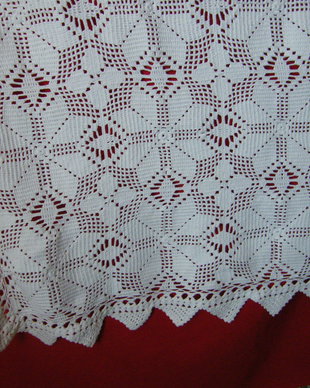 Cuvertura pat dantela