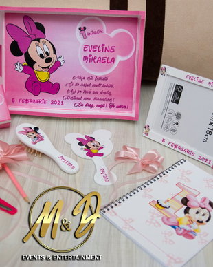Set Mot / Turta Minnie Mouse