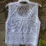 Vesta tulle brodat