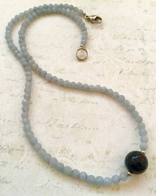 Colier CHOKER Angelit natural