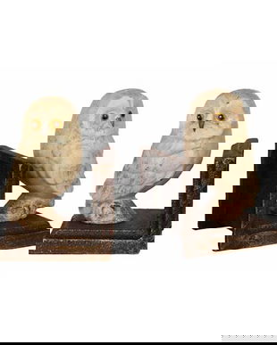 Set doua opritoare carti cu doua bufnite