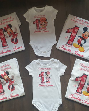 Tricouri personalizate Minnie Mouse