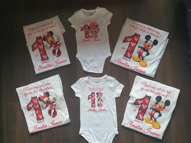 Tricouri personalizate Minnie Mouse