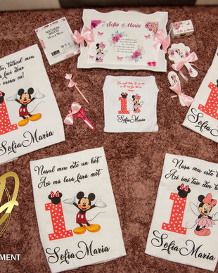 Tricouri personalizate Minnie Mouse ( 1 an)
