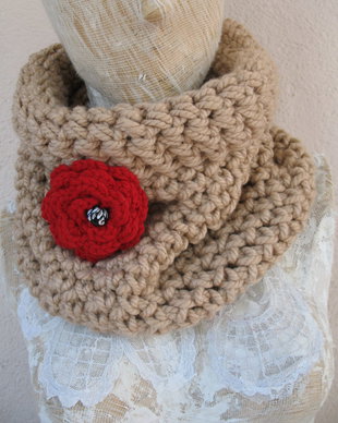 Guler/fular/accesoriu crosetat