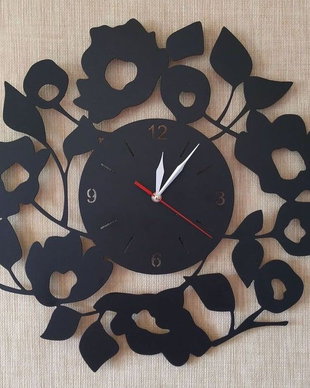 ceas de perete"Floral3"