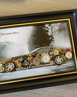 Mercedes Benz Cod M 479-Steampunk Art-Industrial Decor Vintage-Bijuterii steampunk-Cadouri Barbati-The power of love