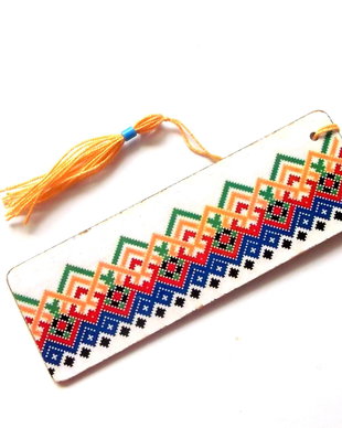 semn de carte cu motiv traditional 39921