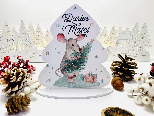 Decoratiune Bradut de Craciun Personalizat - Christmas Party